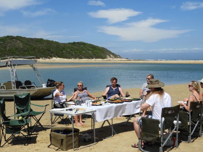 SGR - Beach picnic at mouth of Kariega river (2)